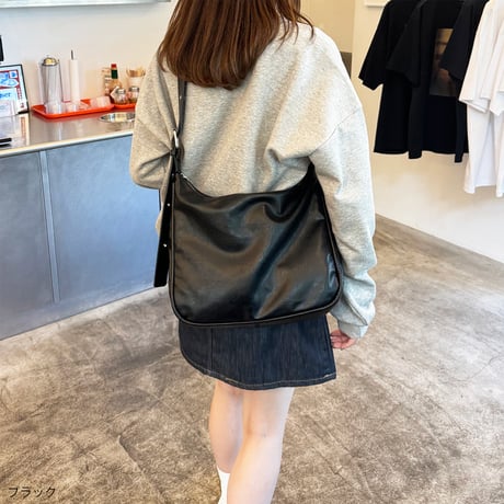 double belt shoulder bag