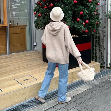hoodie knit pullover