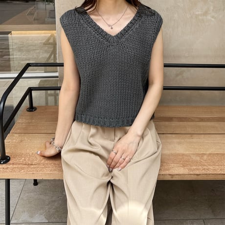 roving knit vest