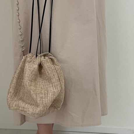 【SAMPLE SALE】mini linen purse bag