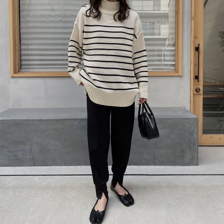loose border turtle knit