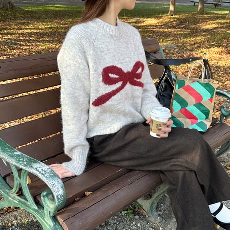 ribbon design knit