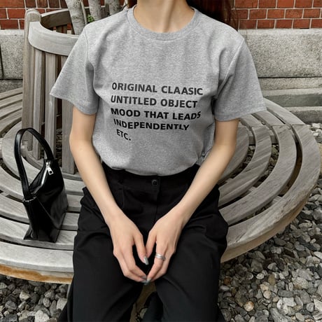 mulch logo print T shirt