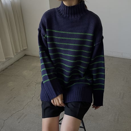 loose border turtle knit