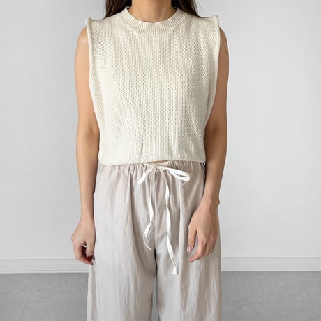 【SAMPLE SALE】summer knit vest