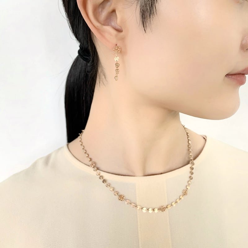 アリウム ピアス/ ピンクゴールド/ KAORU | KAIRASHI Online Store アリウム ピアス/ ピンクゴールド/ KAORU | KAIRASHI Online Store