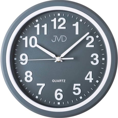 JVD◆HA47.1◆シンプルウォールクロック壁掛け時計◆直径27.5cm◆チェコ共和国、東欧時計