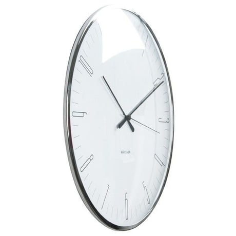 カールソン◆KARLSSON  KA5754WH◆ドーム型 掛け時計(白)◆Dragonfly Wall Clock