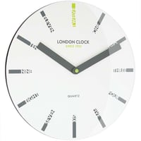 ロンドンクロック◆LONDON CLOCK 24416◆デザインウォールクロック(英数)◆クォーツムーブメント