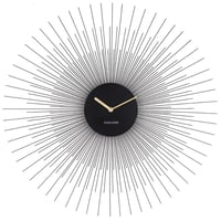 カールソン◆KARLSSON KA5818BK◆デザイン 掛け時計(黒)◆60㎝◆北欧時計