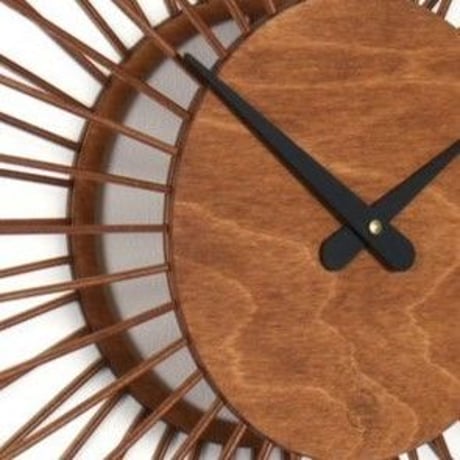 FARBFLUT DESIGN◆CIRCULO サーキュロ◆デザイナーの壁掛け時計◆55 cm◆コニャック