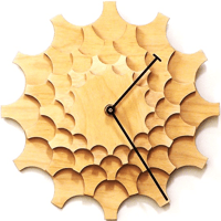 ARDEOLA◆ARD001.01.001◆歯車の壁時計・デザイン掛け時計 (ナチュラル)◆Cogwheel Wall Clock  のコピー