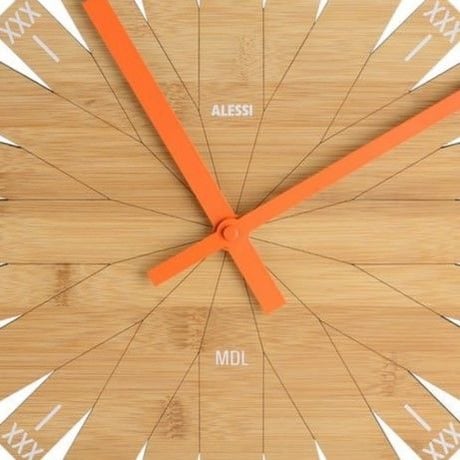 アレッシィ◆Alessi MDL05◆アレッシィRAGGIANTE デザイン掛け時計◆デザイナー:MICHELE DELUCCHI