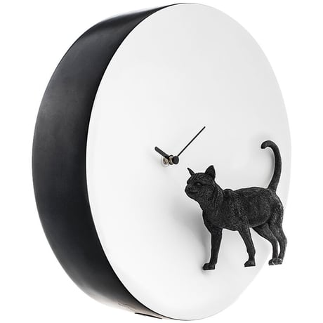 ハオシ◆HAOSHI◆4710405401154◆Cat X Clock/猫X時計◆掛け時計◆Ø25xD9cm