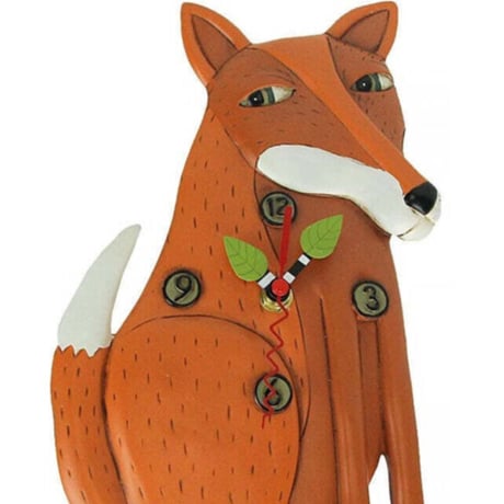 アレン デザイン スタジオ◆P2152◆Foraging Fox Clock◆ALLEN DESIGN  STUDIO