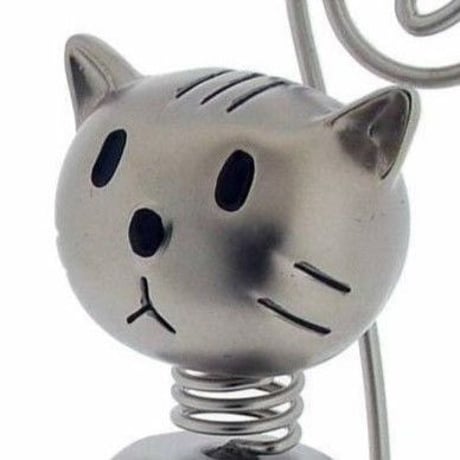 ギフトタイムプロダクト◆GIFT TIME PRODUCTS 058855◆スタンドスプリングキャットの置き時計◆SPRINGY CAT