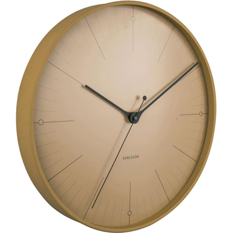 カールソン◆KARLSSON  KA5769YE◆デザイン掛け時計(40cm)◆スチールイエロー◆BOXTEL＆BUIJS
