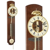 ヘルムレ◇Hermle 23025-500721◇機械式スケルトン振り子時計(ゴールド