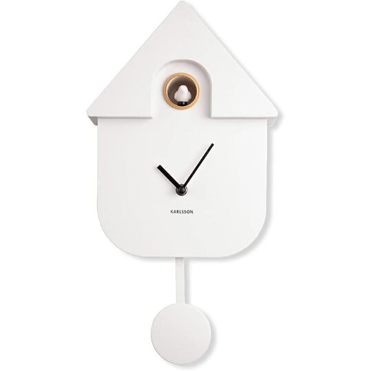 THE CLOCK HOUSE1964 鳩時計（白） Amazon.co.jp: 無印良品 鳩時計 白 幅95×奥行108×高さ204mm MJ