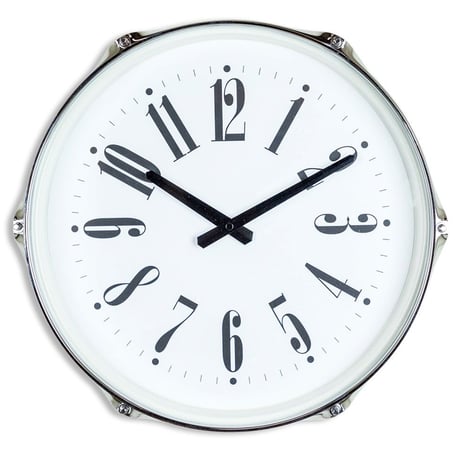レッドキャンディ◆MR-FCM6◆ビートイットドラム・壁掛け時計◆黒◆Beat It Drum Wall Clock