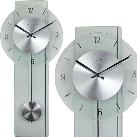 NEXTIME◆NEXT 3251◆エレノア掛け時計◆70x30cm◆Eleanor Wandhuhr modern