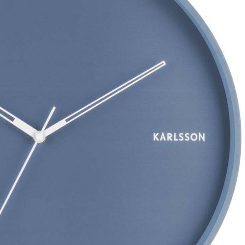 カールソン◇Karlsson KA5807BL◇HUE壁掛け時計(40cm)◇青◇アルマンド