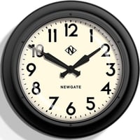 ニューゲート◆Newgate GWL12MK◆50代のスタイル掛け時計 (白黒)◆50s Electric Wall Clock