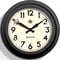 ニューゲート◆Newgate GWL12MK◆50代のスタイル掛け時計 (白黒)◆50s Electric Wall Clock