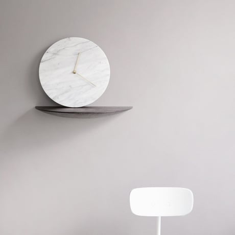 メニュー◆Menu◆Marble wall clock◆大理石の壁掛け時計、ホワイト◆Norm Architects