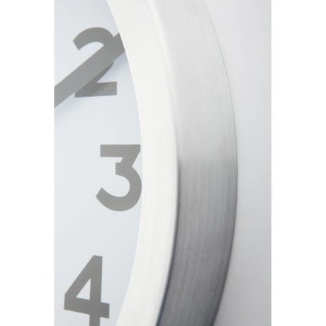 NEXTIME◆NEXT 3998ar◆"STATION"ステーション 壁掛け時計(白)◆19 cm◆サイレントクォーツ