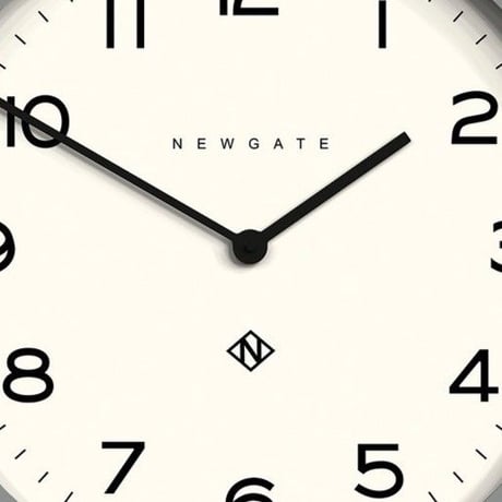 ニューゲート◆NUMONE149PGY◆ナンバーワンエコークロック  大型掛け時計 (グレー53㎝)◆Number One Echo Clock