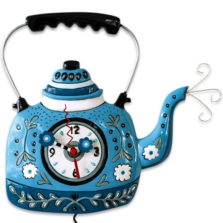 アレン デザイン スタジオ◆P2052◆Kettle Blue Clock◆ALLEN DESIGN  STUDIO