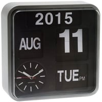 カールソン◆KARLSSON KA5364SI ◆ミニフリップ壁掛け時計(シルバー)◆Mini Flip Wall Clock