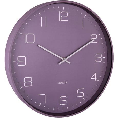 カールソン◆KARLSSON  KA5751PU◆LOFTY  掛け時計(40cm)◆パープル◆Armado Breeveld