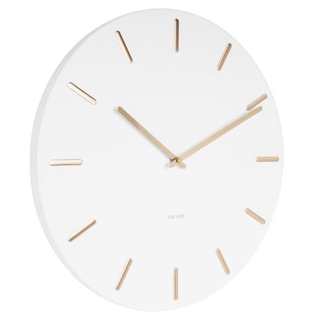カールソン◆KARLSSON KA5716WH◆チャームウォールクロック(ホワイト)◆45cm◆Charm Wall Clock