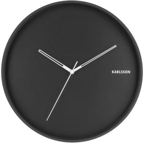カールソン◆Karlsson KA5807BK◆HUE壁掛け時計(40cm)◆黒◆アルマンドブリーベルド