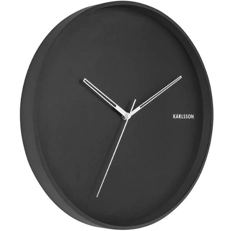カールソン◇Karlsson KA5807BK◇HUE壁掛け時計(40cm)◇黒