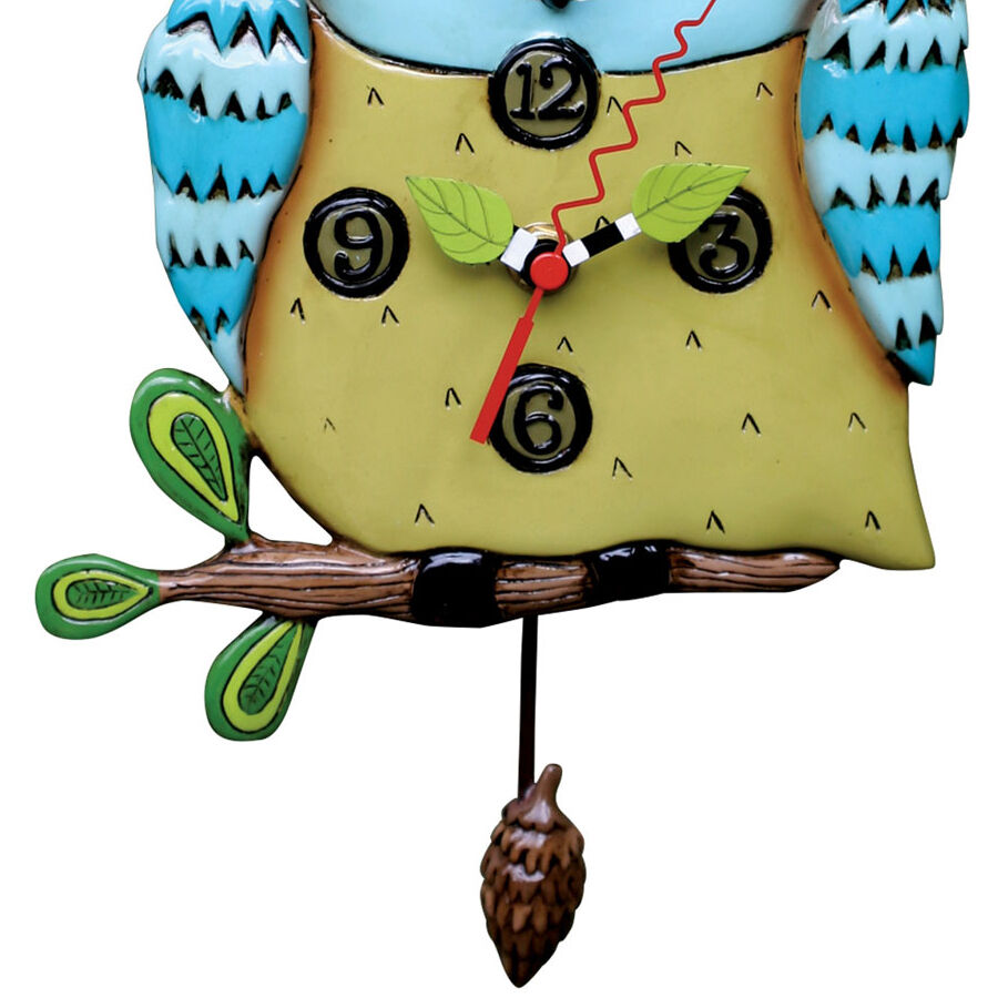 Allen Designs アレンデザイン 掛け時計 青いふくろう 海外購入 Allen Designs アレンデザイン 掛け時計 青いふくろう 海外購入 Allen
