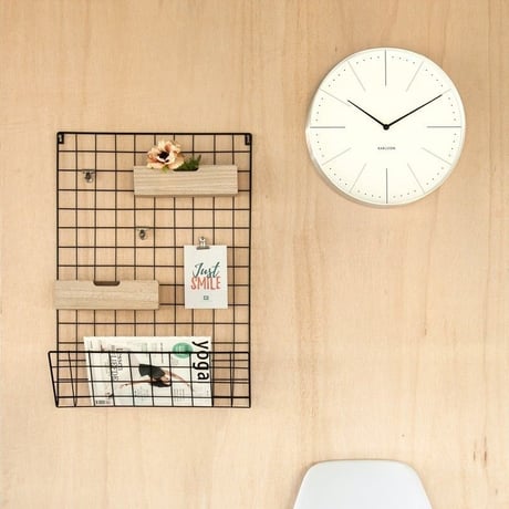 カールソン◆KARLSSON  KA5681WH◆ノーマン壁掛け時計(ホワイト)◆Normann Wall Clock
