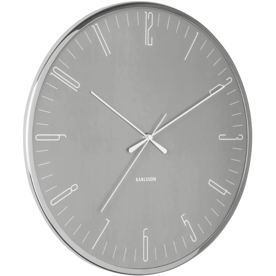 【新品】Karlsson 置き時計 グレー カールソン◇KARLSSON KA5754GY◇DRAGONFLY掛け時計(灰)◇40