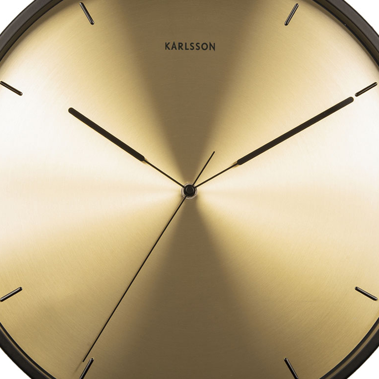 カールソン◇KARLSSON KA5864GD◇モダン掛け時計(ゴールド)◇40cm
