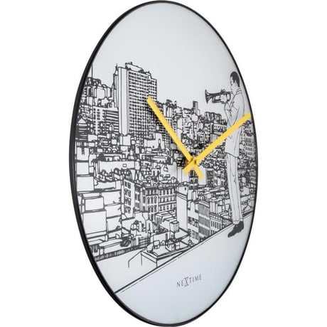 NEXTIME◆NEXT 8191◆"Trumpet City" トランペットシティ掛け時計◆ティムスーンホーフェン