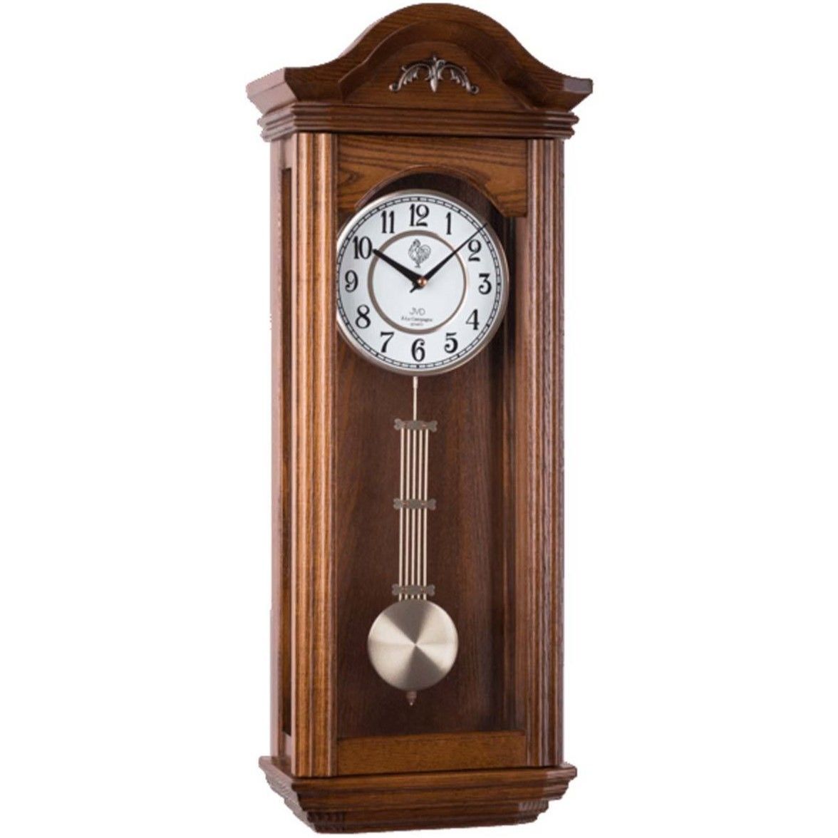 JVD◇N9360.2◇古典的な壁掛け時計、振り子時計◇ミディアムブラウン