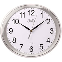 JVD◆HP664.6◆シンプル楕円形の壁掛け時計◆27cm x 30cm◆チェコ共和国、東欧時計