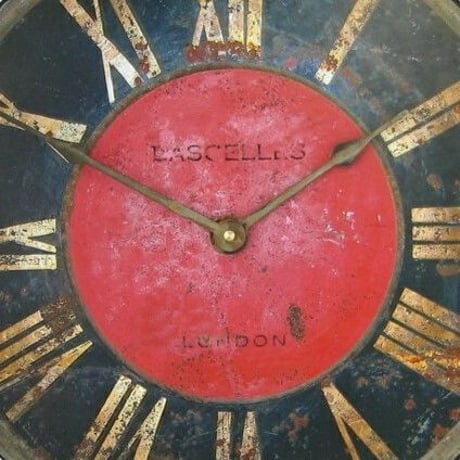 ロジャーラッセル◆Roger Lascelles◆PUB-TURRET  掛け時計(36㎝)◆アンティーク調