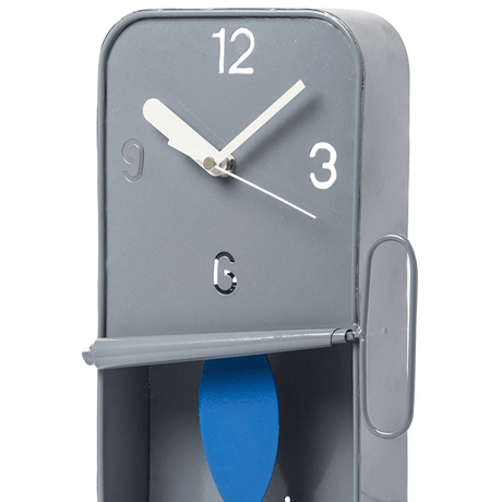 レッドキャンディ◆MR-HKL11◆イワシの缶詰 ・壁掛け時計◆グレー◆Sardine Tin Wall Clock