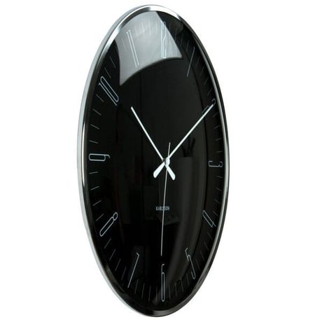 カールソン◆KARLSSON  KA5754BK◆ドーム型 掛け時計(黒)◆Dragonfly Wall Clock
