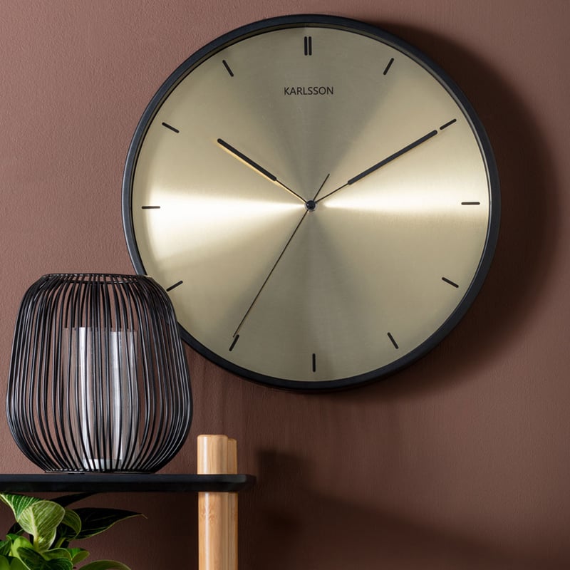 カールソン◇KARLSSON KA5864GD◇モダン掛け時計(ゴールド)◇40cm