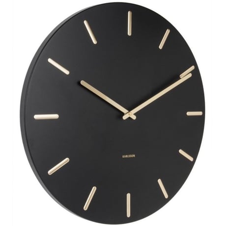 カールソン◆KARLSSON KA5716BK◆シンプルウォールクロック(ブラック)◆45cm◆Charm Wall Clock