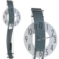 ヘルムレ◇HERMLE 23015-S50721◇機械式スケルトン振り子時計(緑)◇手